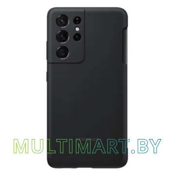 Чехол Samsung Silicone Cover + S Pen для Galaxy S21 Ultra (черный)